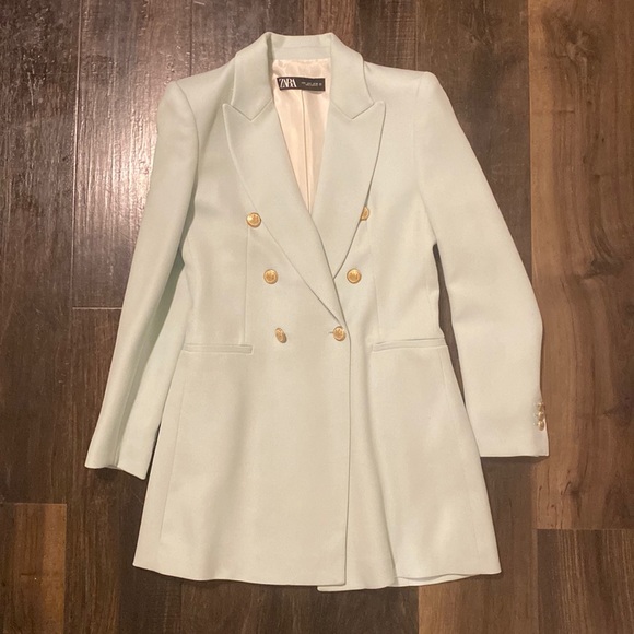 Zara Double Breasted Blazer - Picture 2 of 6